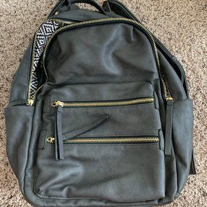 Madison West Kylie Backpack In Charcoal